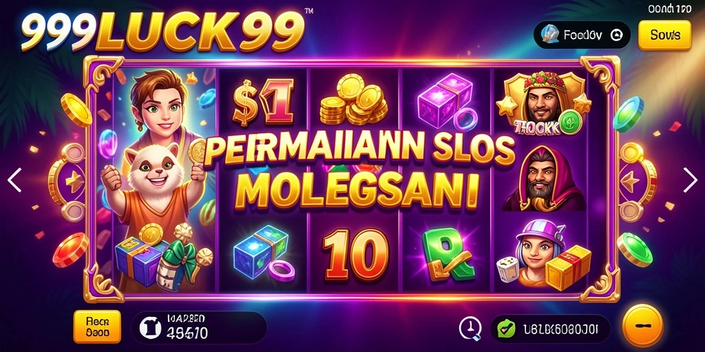 Screenshot gameplay 99LUCK99 menampilkan serunya permainan Slot.