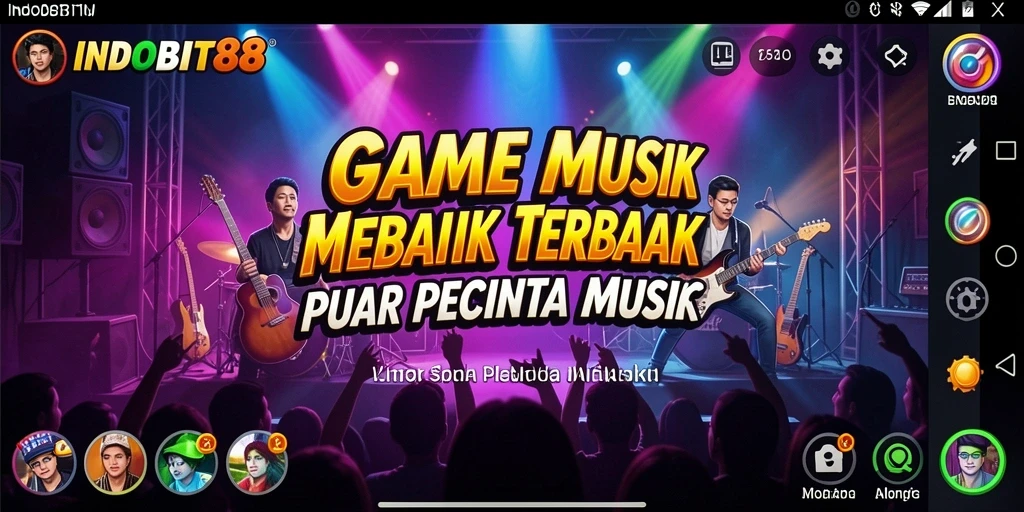 Tampilan gameplay menarik dari aplikasi INDOBIT88 yang penuh warna.