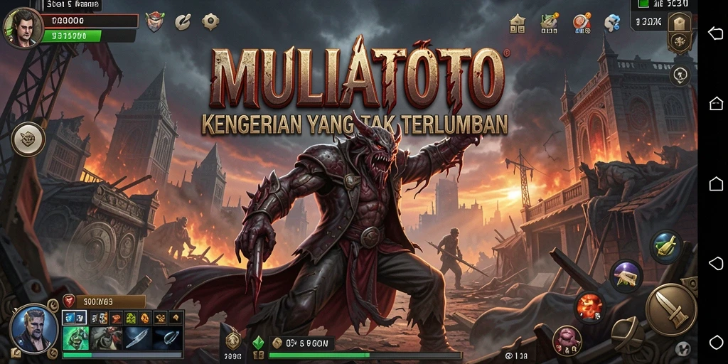 Screenshot tampilan gameplay menegangkan dari MULIATOTO.