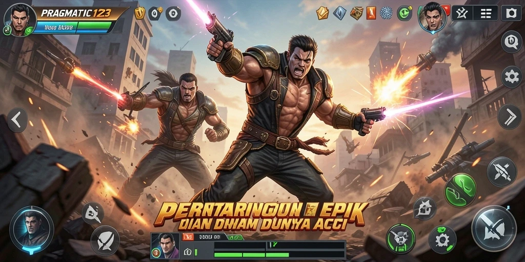 Tampilan gameplay action menegangkan di PRAGMATIC123.