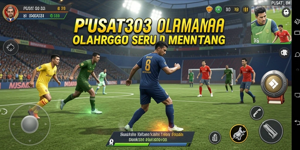 Tampilan gameplay seru dari PUSAT303 yang menampilkan aksi olahraga.