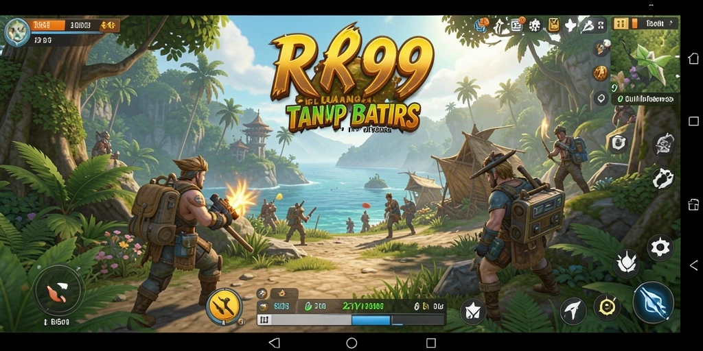 Screenshot gameplay yang menampilkan dunia terbuka RR999 yang menakjubkan.