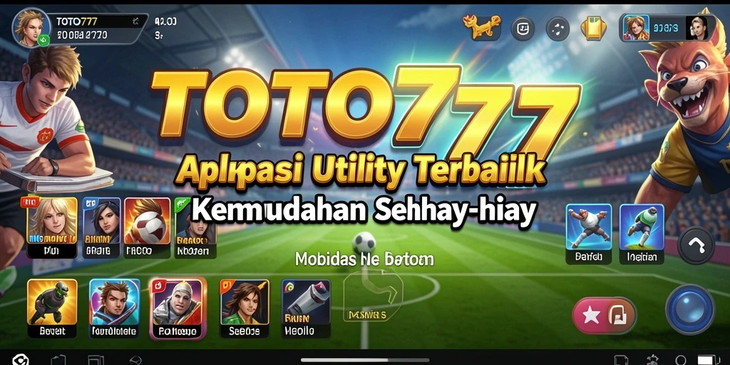 Tampilan utama TOTO777 yang menampilkan berbagai fitur Utility.