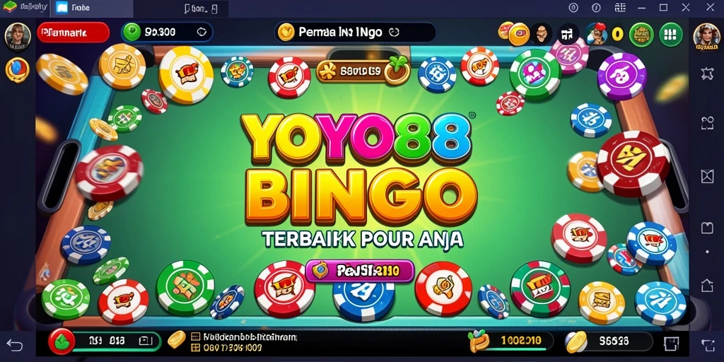 Tampilan menarik gameplay Bingo di YOYO88.